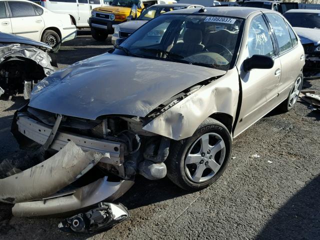 1G1JF54FX37265303 - 2003 CHEVROLET CAVALIER L TAN photo 2