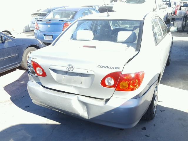 1NXBR32EX3Z175602 - 2003 TOYOTA COROLLA CE SILVER photo 4