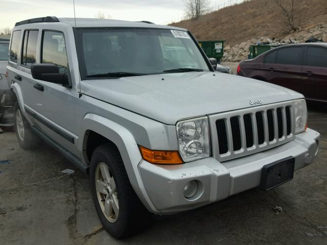 1J8HG48N66C191154 - 2006 JEEP COMMANDER SILVER photo 1