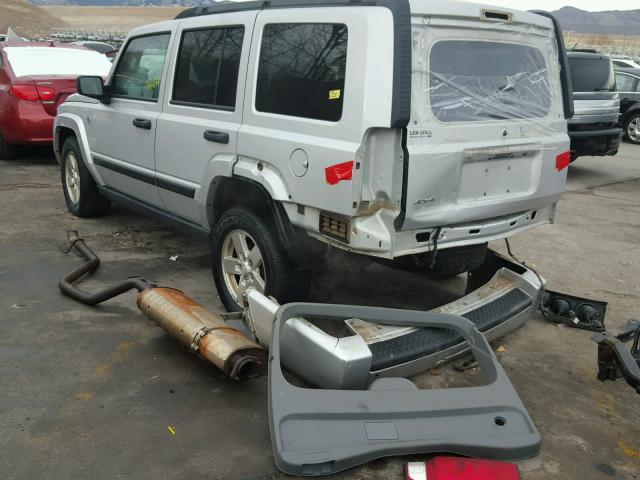 1J8HG48N66C191154 - 2006 JEEP COMMANDER SILVER photo 3