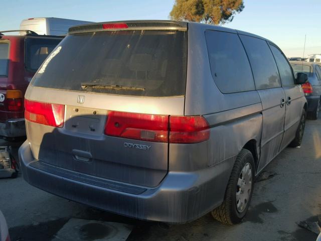 2HKRL1859YH619490 - 2000 HONDA ODYSSEY LX GRAY photo 4