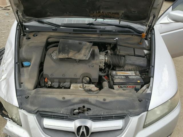 19UUA66276A012452 - 2006 ACURA 3.2TL SILVER photo 7