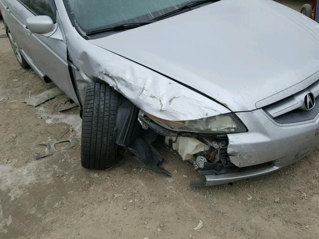 19UUA66276A012452 - 2006 ACURA 3.2TL SILVER photo 9