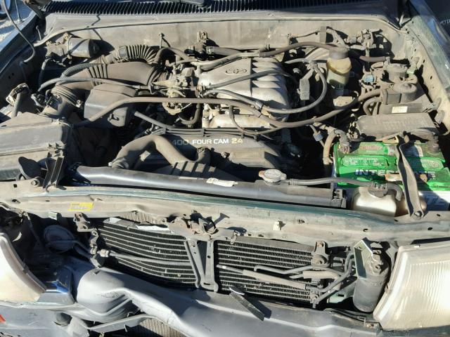 4TAWN72N9XZ532815 - 1999 TOYOTA TACOMA XTR GREEN photo 7