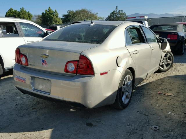 1G1ZB5EBXAF243346 - 2010 CHEVROLET MALIBU LS თაფლისფერი ფოტო 4