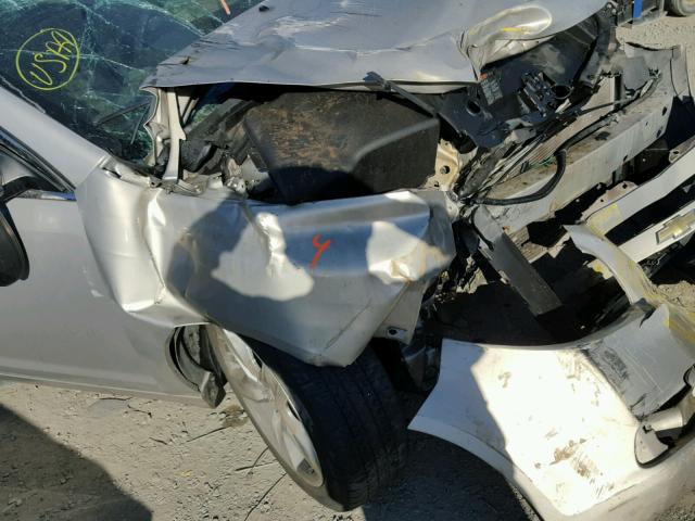 1G1ZB5EBXAF243346 - 2010 CHEVROLET MALIBU LS თაფლისფერი ფოტო 9