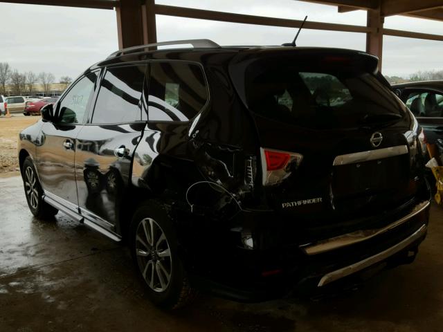 5N1AR2MN3EC657226 - 2014 NISSAN PATHFINDER BLACK photo 3