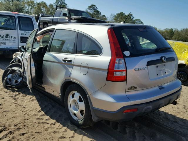 JHLRE38397C058631 - 2007 HONDA CR-V LX SILVER photo 3