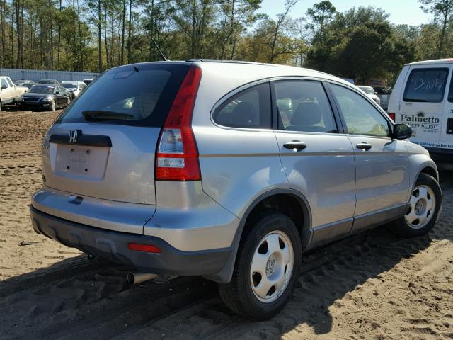 JHLRE38397C058631 - 2007 HONDA CR-V LX SILVER photo 4