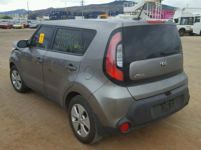 KNDJN2A2XG7356359 - 2016 KIA SOUL GRAY photo 3