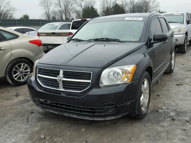 1B3HB48A19D132032 - 2009 DODGE CALIBER SX BLACK photo 2