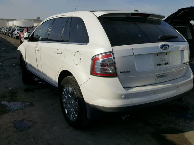 2FMDK49C49BA65795 - 2009 FORD EDGE LIMIT WHITE photo 3