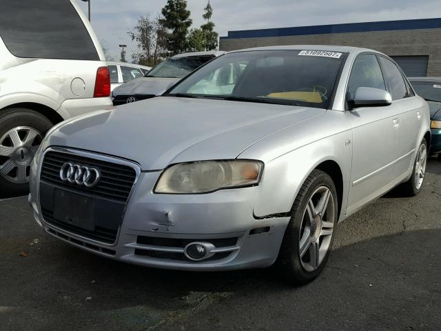 WAUAF78EX7A113919 - 2007 AUDI A4 2 SILVER photo 2