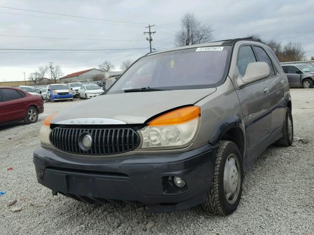 3G5DB03E12S508838 - 2002 BUICK RENDEZVOUS BEIGE photo 2