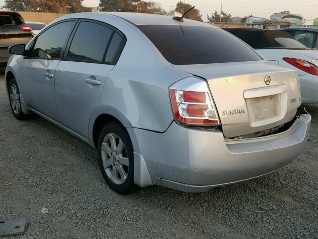 3N1AB61E47L607725 - 2007 NISSAN SENTRA 2.0 SILVER photo 3