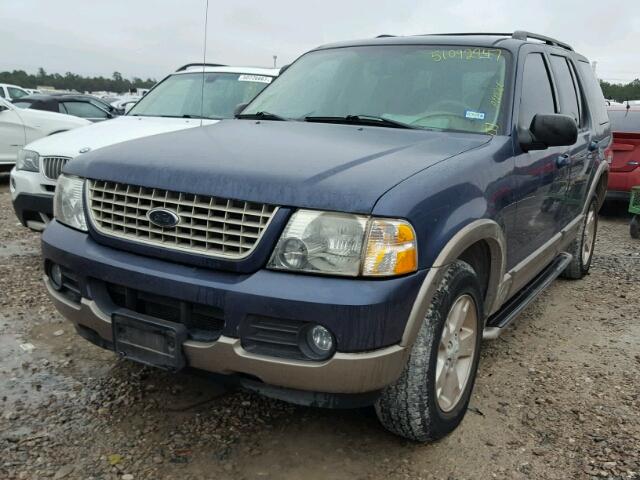 1FMZU64K83UB23113 - 2003 FORD EXPLORER E BLUE photo 2