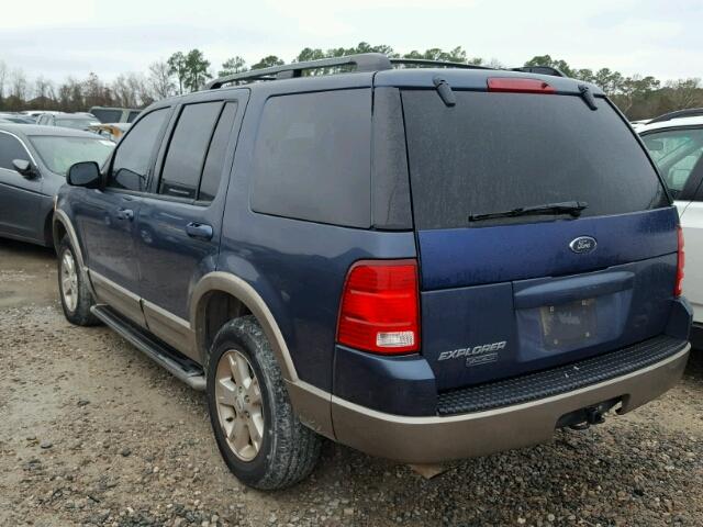 1FMZU64K83UB23113 - 2003 FORD EXPLORER E BLUE photo 3