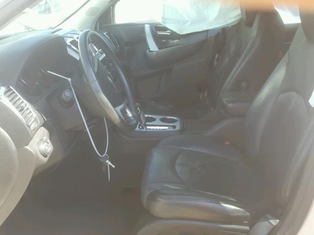 1GKLRMED8AJ182603 - 2010 GMC ACADIA SLT თეთრი ფოტო 5