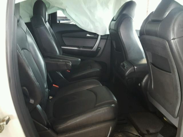 1GKLRMED8AJ182603 - 2010 GMC ACADIA SLT თეთრი ფოტო 6