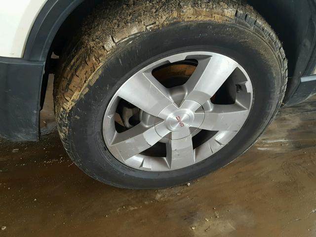 1GKLRMED8AJ182603 - 2010 GMC ACADIA SLT თეთრი ფოტო 9