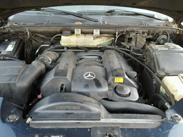 4JGAB57E03A445541 - 2003 MERCEDES-BENZ ML 350 BLUE photo 7