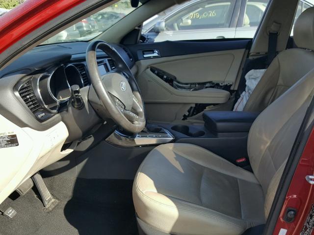 5XXGN4A7XCG034808 - 2012 KIA OPTIMA EX RED photo 5