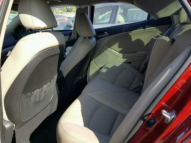 5XXGN4A7XCG034808 - 2012 KIA OPTIMA EX RED photo 6