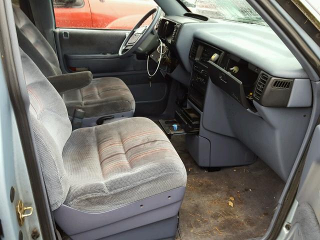 1B4GK54R0MX618654 - 1991 DODGE GRAND CARA BLUE photo 5