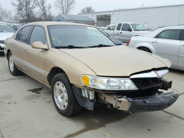 1LNFM97V7WY741045 - 1998 LINCOLN CONTINENTA GOLD photo 1