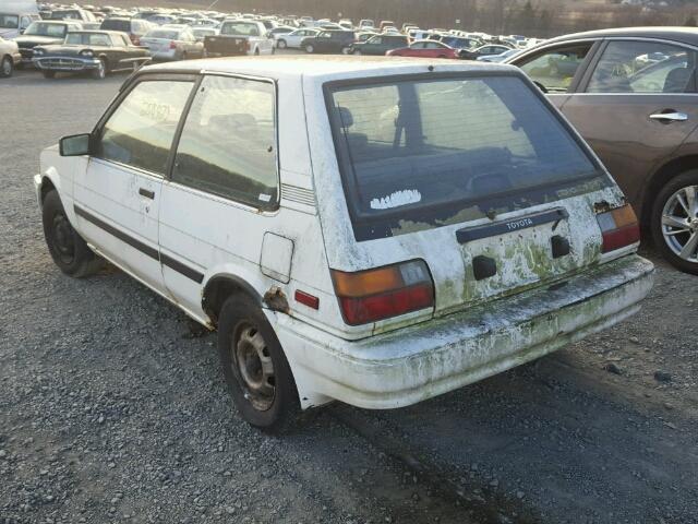 1NXAE82G6JZ540084 - 1988 TOYOTA COROLLA FX WHITE photo 3