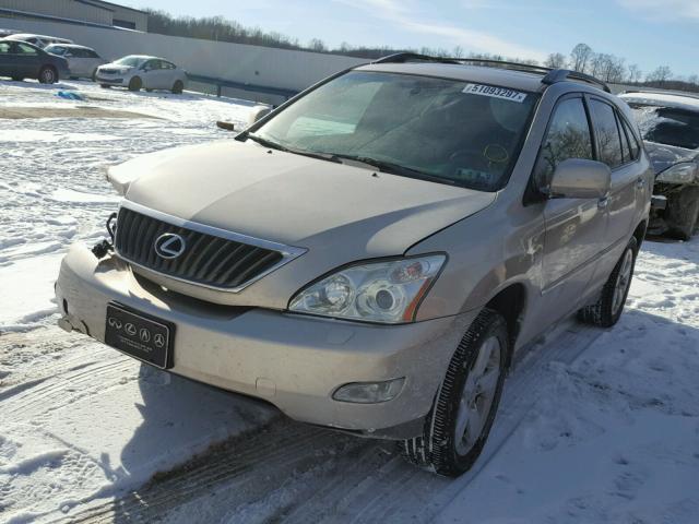 2T2HK31U78C090051 - 2008 LEXUS RX 350 GOLD photo 2