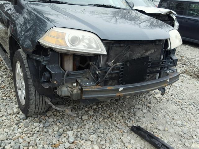 2HNYD18744H539621 - 2004 ACURA MDX TOURIN GRAY photo 9