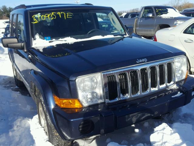 1J8HG48N26C129718 - 2006 JEEP COMMANDER BLUE photo 1