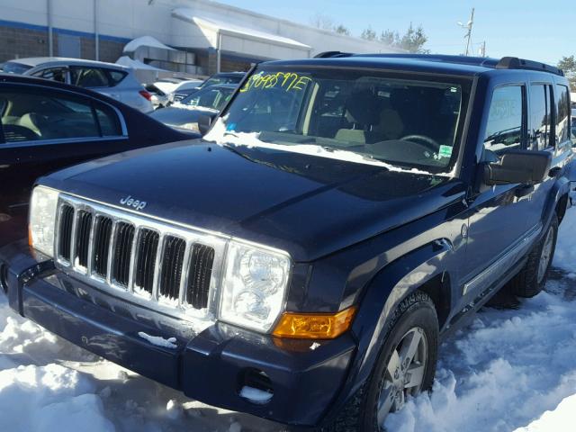 1J8HG48N26C129718 - 2006 JEEP COMMANDER 蓝色 照片 2
