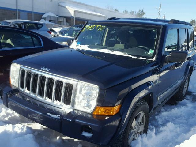 1J8HG48N26C129718 - 2006 JEEP COMMANDER BLUE photo 2