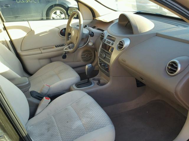 1G8AJ55FX7Z184522 - 2007 SATURN ION LEVEL GOLD photo 5