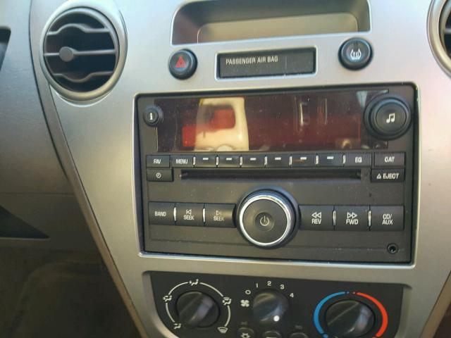1G8AJ55FX7Z184522 - 2007 SATURN ION LEVEL GOLD photo 9