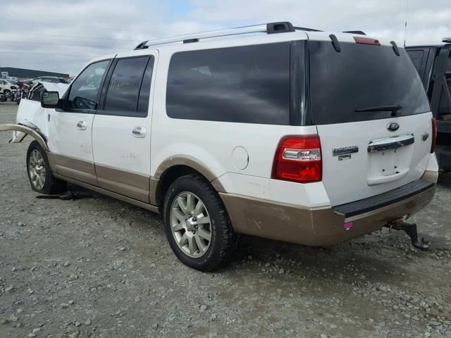 1FMJK1H5XDEF07903 - 2013 FORD EXPEDITION WHITE photo 3