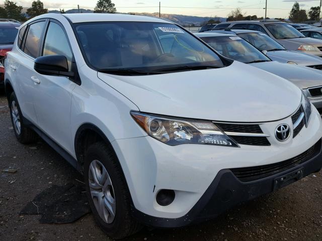 JTMZFREV5FJ028118 - 2015 TOYOTA RAV4 LE WHITE photo 1