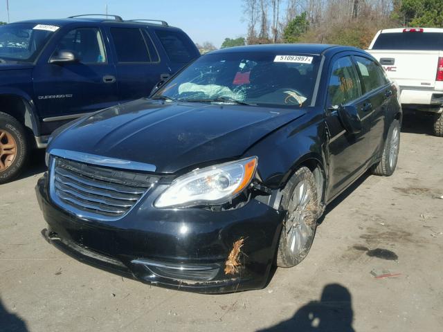 1C3CCBAB0EN142069 - 2014 CHRYSLER 200 LX BLACK photo 2