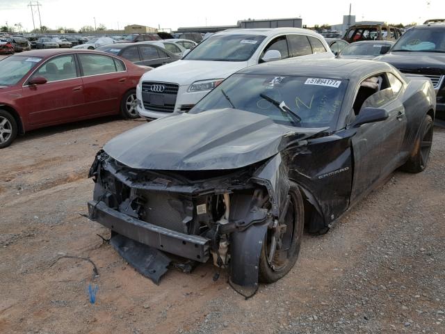 2G1FT1EW4A9120596 - 2010 CHEVROLET CAMARO SS Negro foto 2