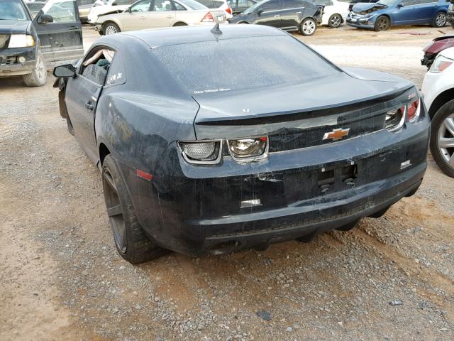 2G1FT1EW4A9120596 - 2010 CHEVROLET CAMARO SS Negro foto 3