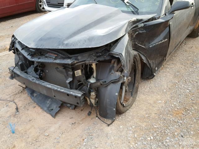 2G1FT1EW4A9120596 - 2010 CHEVROLET CAMARO SS Negro foto 9