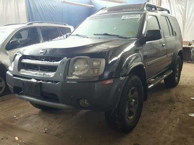 5N1ED28Y92C551461 - 2002 NISSAN XTERRA XE BLACK photo 2