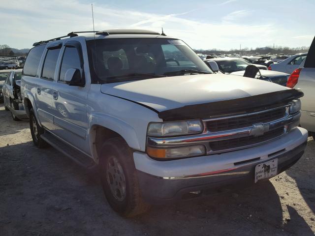 3GNEC16Z45G109225 - 2005 CHEVROLET SUBURBAN C WHITE photo 1