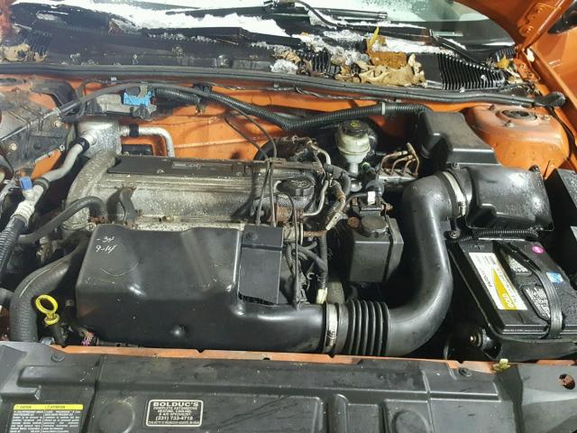 1G1JC52F957208492 - 2005 CHEVROLET CAVALIER ORANGE photo 7