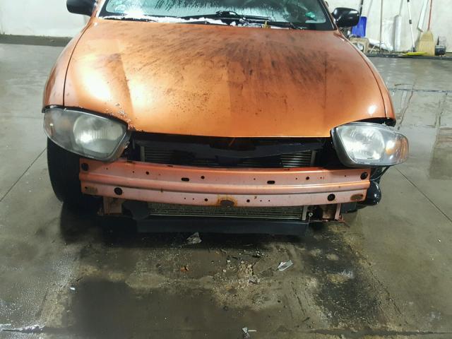 1G1JC52F957208492 - 2005 CHEVROLET CAVALIER ORANGE photo 9