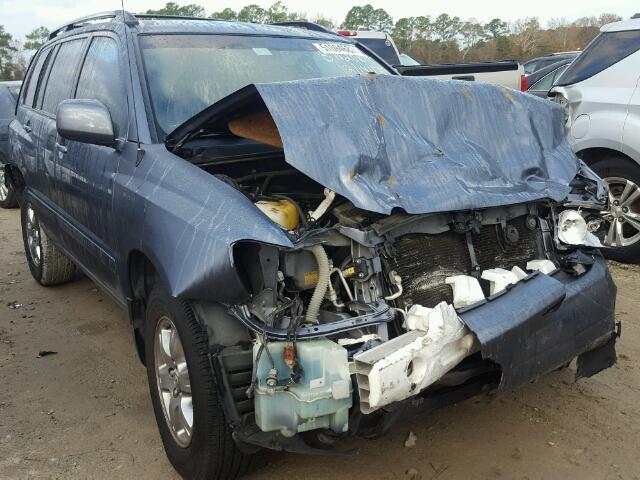 JTEDP21A570133312 - 2007 TOYOTA HIGHLANDER BLUE photo 1