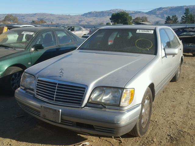 WDBGA57E6SA286670 - 1995 MERCEDES-BENZ S 600 SILVER photo 2