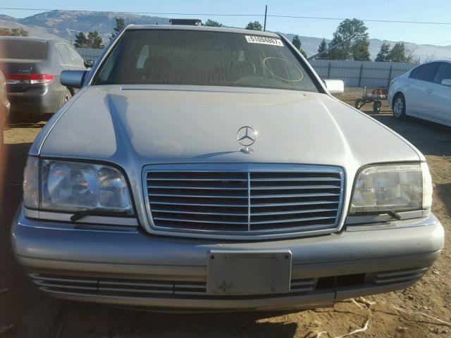 WDBGA57E6SA286670 - 1995 MERCEDES-BENZ S 600 SILVER photo 9